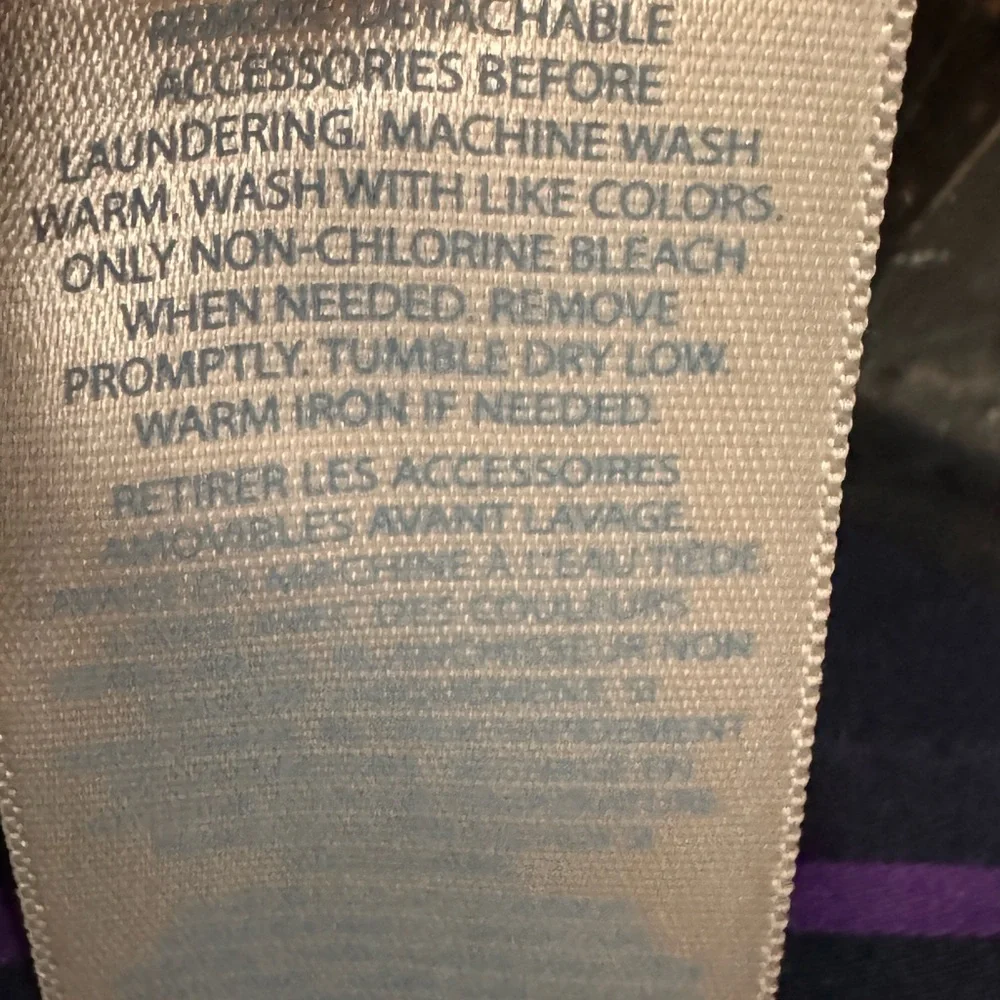 Ralph Lauren size 6 months purple and black dress